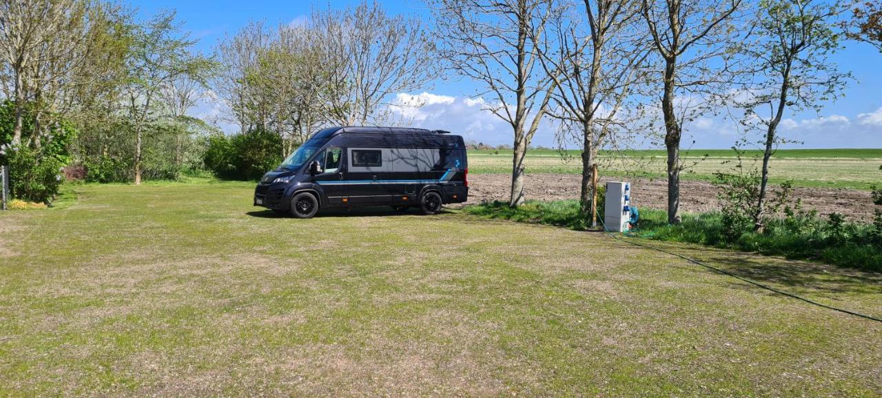 Hotel Wohnmobilstellplatz Nordseeliebe direkt am Deich - Dagebüll Exterior foto